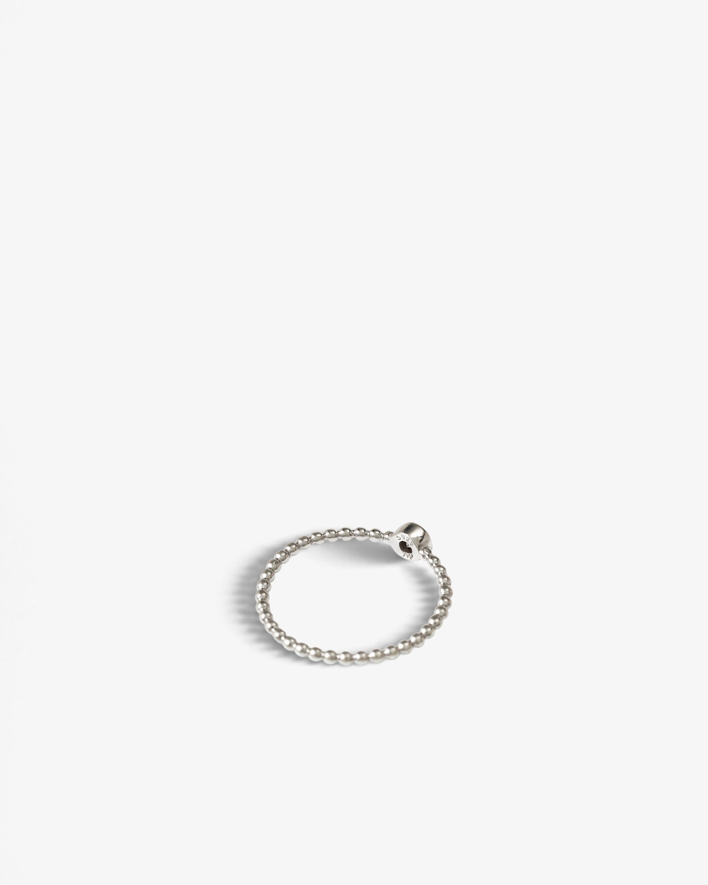 Beaded solo ring