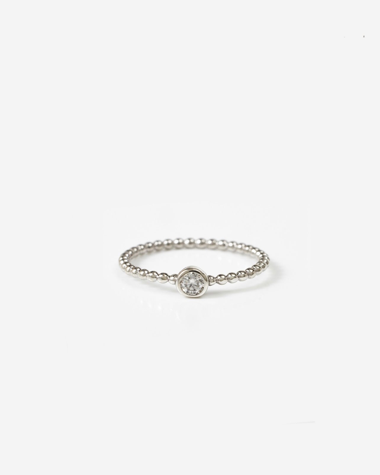 Beaded Solo Ring